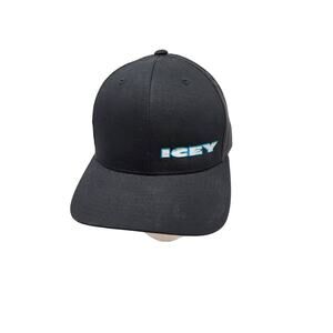 I'm So Icey Men's Classic Mesh Cap Trucker Hat Embroidered Black Snapback